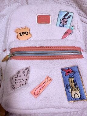 Disney Zootopia Loungefly Plush White Backpack #Disney #Zootopia